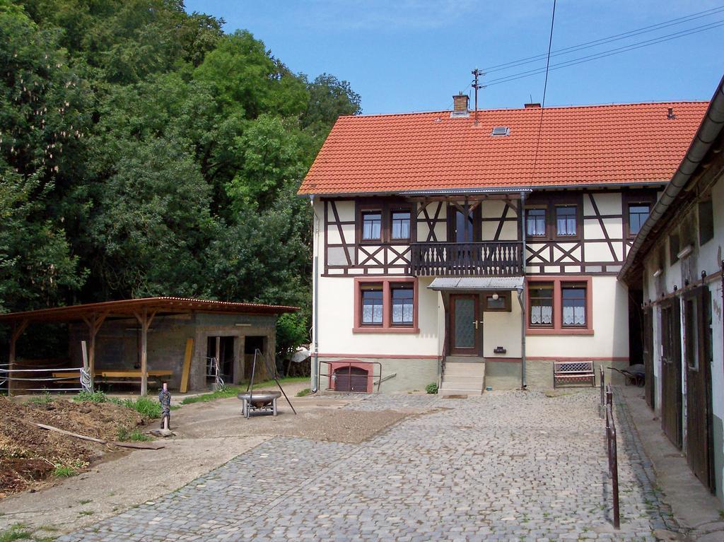 Villa Pferdehof Und Wanderreitstation Doersam Mörlenbach Esterno foto